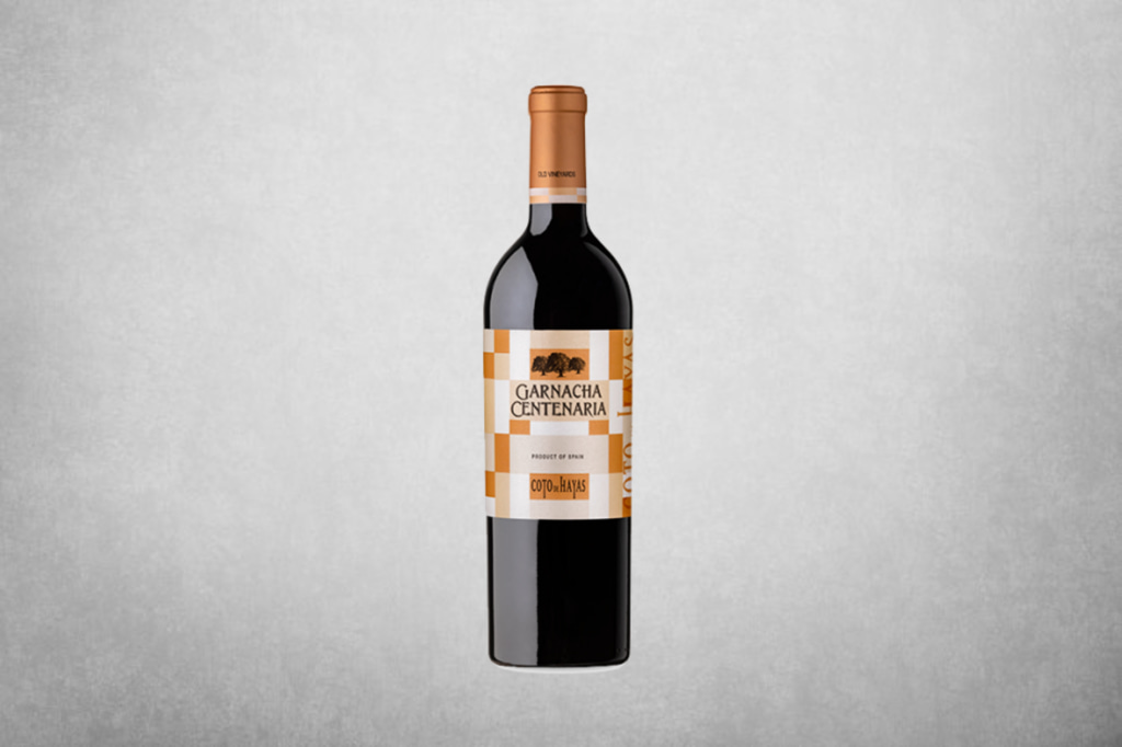 Botella de vino tinto COTO DE HAYAS Garnacha Centenaria. BODEGAS ARAGONESAS