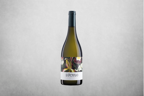 Botella de vino Lúculo Garnacha Blanca. BODEGAS LA CASA DE LÚCULO.