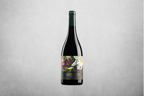 Botella de vino Lúculo Origen. BODEGAS LA CASA DE LÚCULO.