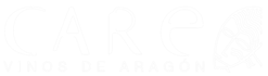 Logotipo de Bodegas Care, letras en color blanco sobre fondo transparente